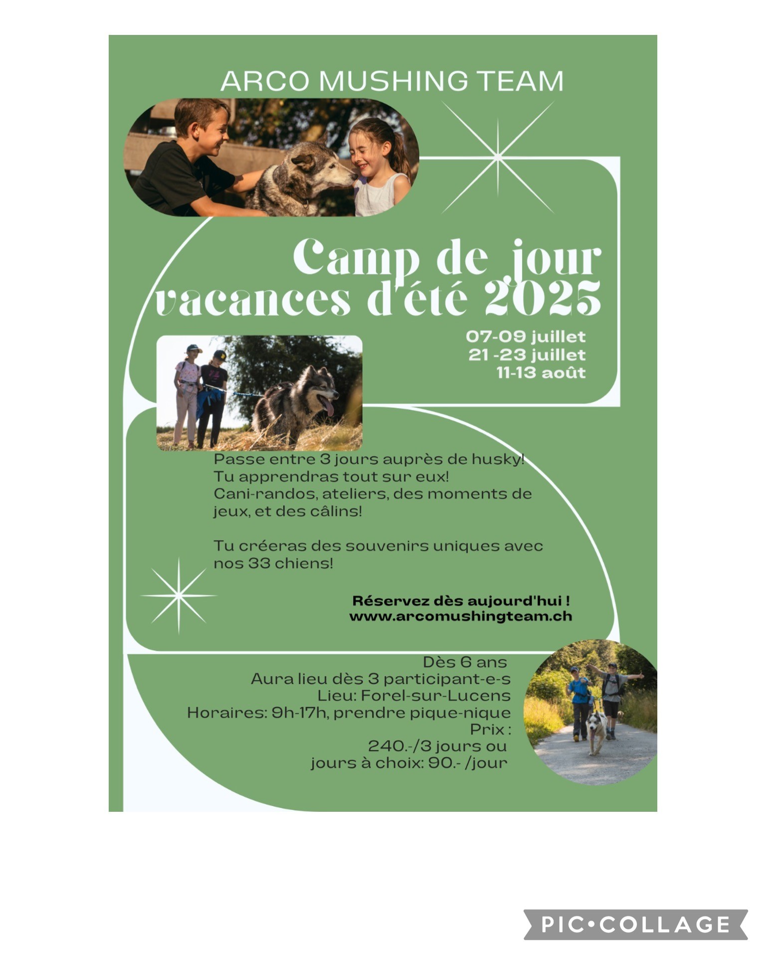 Camp pour enfant à Forel-sur-Lucens