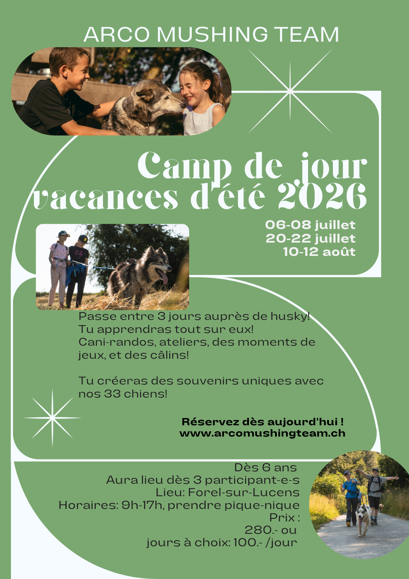 Camp pour enfant à Forel-sur-Lucens